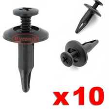 JAGUAR WHEEL ARCH LINING & SILL MOULDING CLIPS 6.5mm Hole C2S9354020 PLASTIC X10