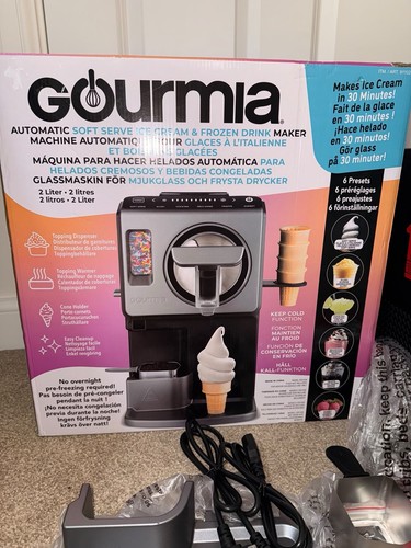 Gourmia soft serve ice - serve,