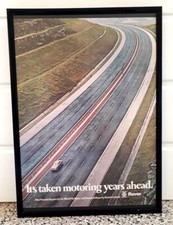 Framed original Classic Car Ad