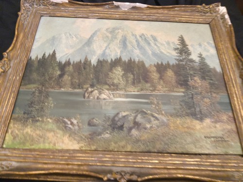 Old original painting - old,