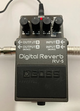 Boss RV-5 Digital Reverb Guitar Effect Pedal Tested Working USED from JAPAN