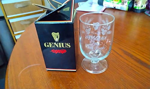 Guinness etched toucan inn - etched,