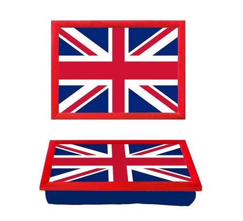 Union jack wooden lap - wooden, tray