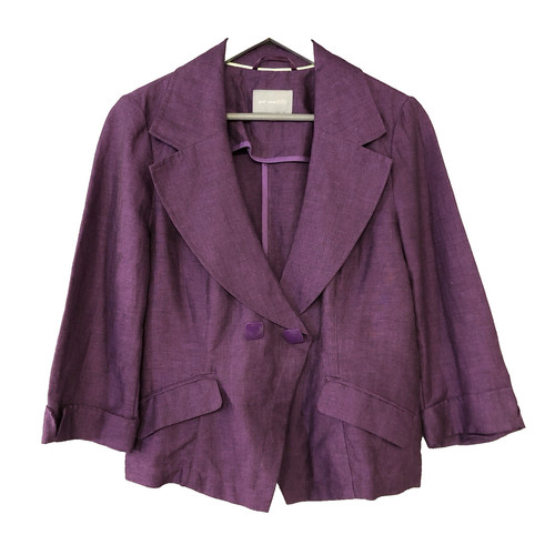 Per una linen blazer - una,