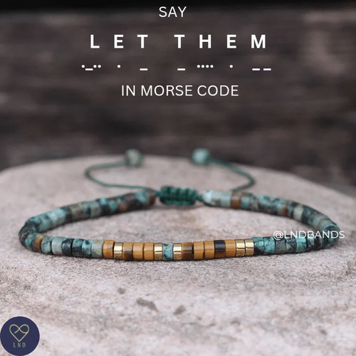 Morse code let - them, african