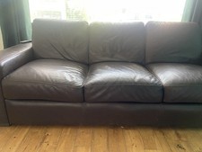 Leather Sofa 3-Seater and