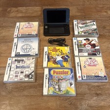 Nintendo 3DS XL Handheld Console - Silver With Games