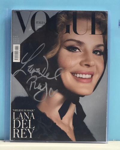 Signed lana del rey vogue - signed,