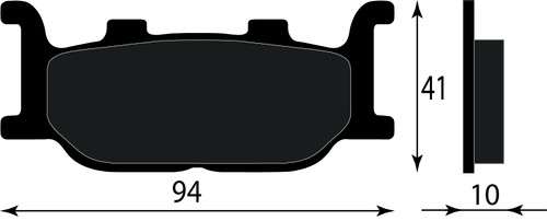 Front brake pad 4hm w0045 - front,