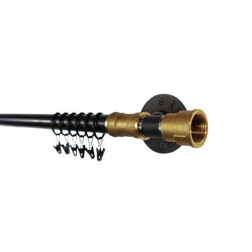 Industrial curtain pole - curtain,