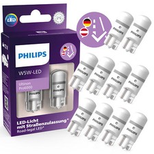 Philips LED Ultinon Pro6000W 5W Road Legal 6000K 1-10pcs Free Choice