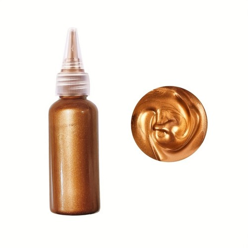 60ml gold metallic acrylic - 60ml,gold,