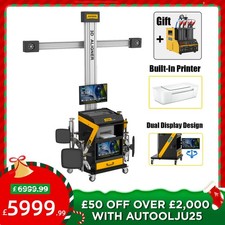 3D Wheel Alignment Machine Fully Automatic 4 Wheel Alignment Tracking W/ Print