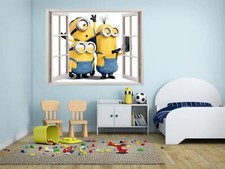Minions 3D Wallpaper Decal