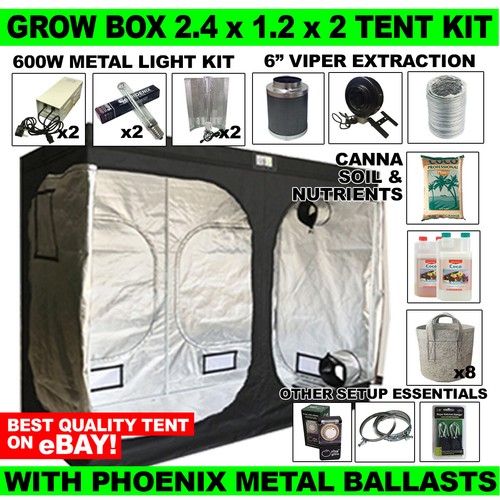 Grow box tent kit 1 - box, 1.2m