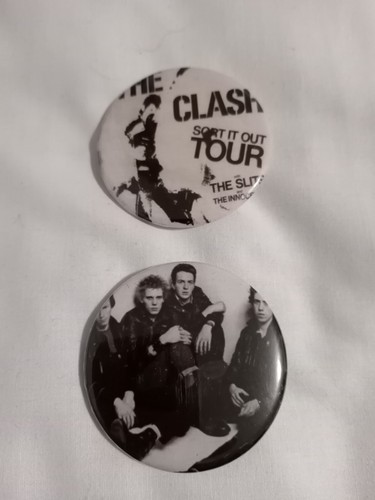 The clash punk - badges, 58mm