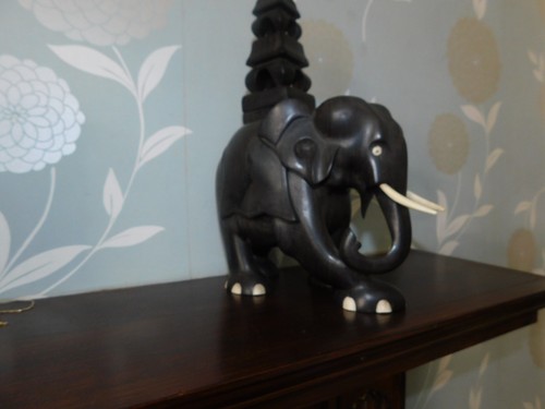 Antique carved heavy solid - antique,