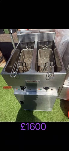 Valentine electric fryer - fryer, twin
