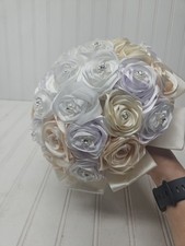 Boquet With White And Cream Roses Bride Wedding