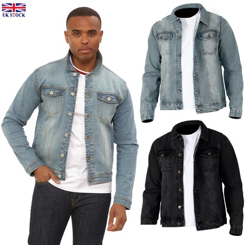 Mens washed denim western - washed,