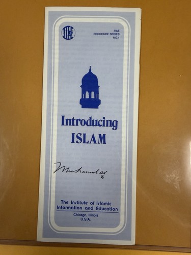 Muhammad ali signed pamphlet - ali,