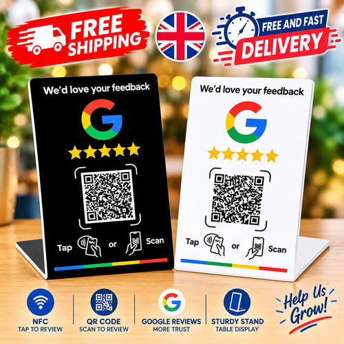 Nfc google review card code - card,