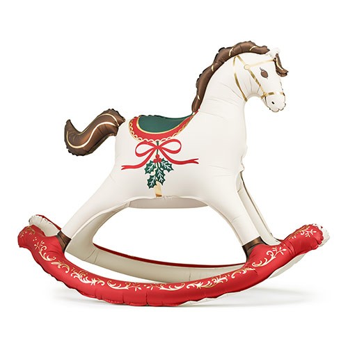 Christmas rocking horse - christmas,