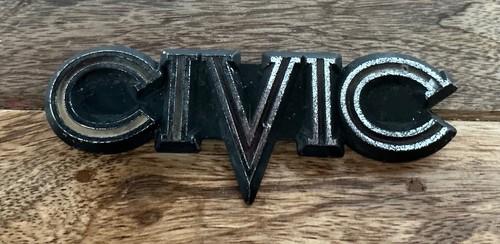 Vintage honda civic rear - vintage,
