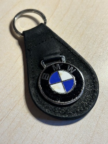 Vintage bmw keyring enamel - vintage,