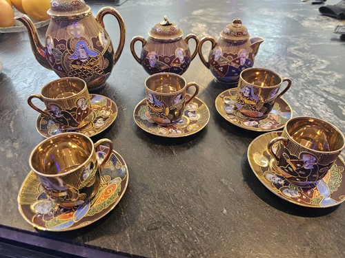Vintage japanese satsuma tea - vintage,