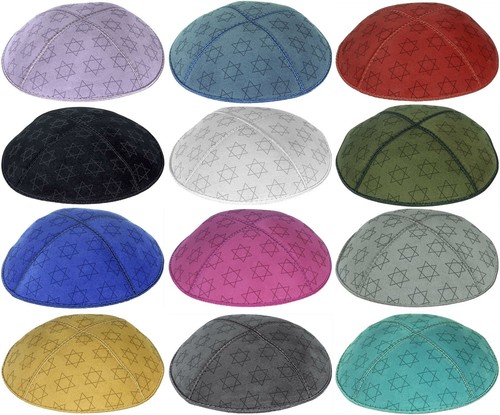 Genuine suede kippah - genuine, with
