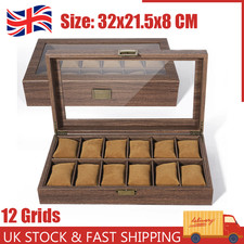 12 Grids Watch Box Wooden
