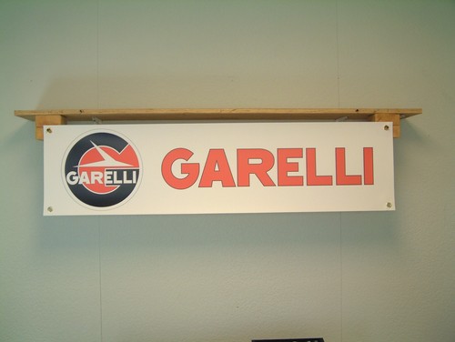 Garelli moped banner garage - garelli,