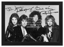 QUEEN BAND SIGNED PRINTED