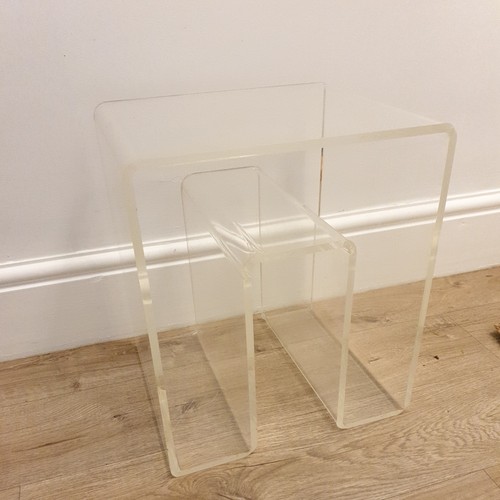 Acrylic ghost side table - table, with