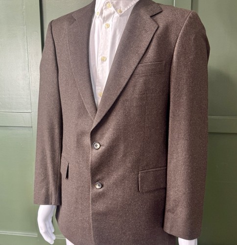 Vtg piece brown 100 - 2-piece, 100%