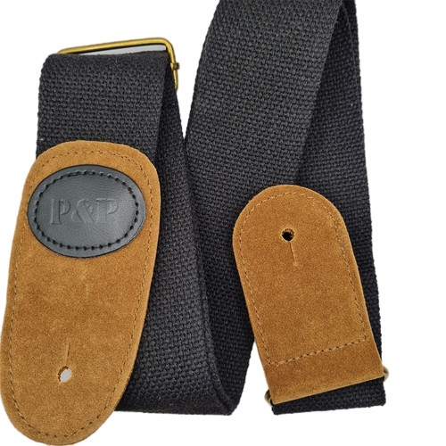 Soft leather guitar strap - soft,