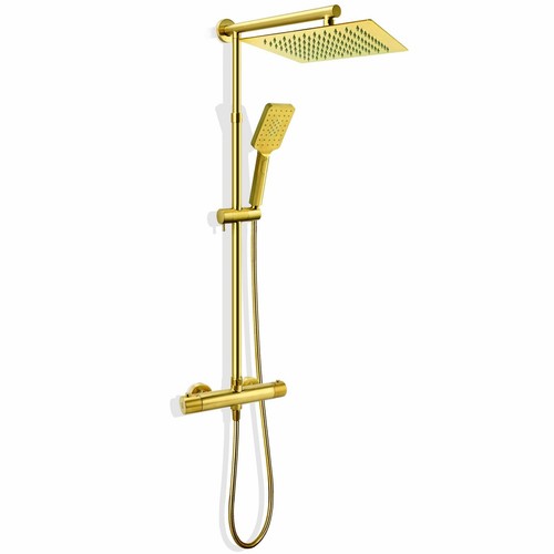 Brushed gold thermostatic - brushed,