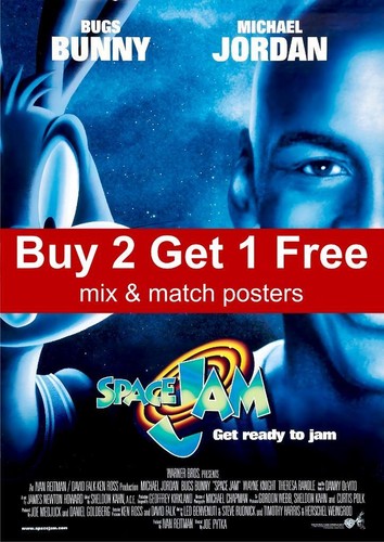 Space jam 1996 movie poster - movie,