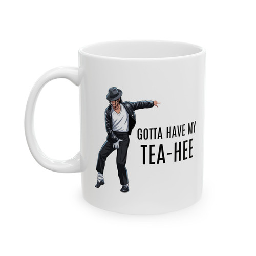 Michael jackson tea hee mug - michael,