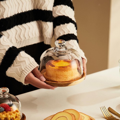 Wood cake tray - cake,