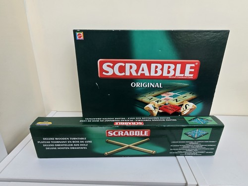 Scrabble board game and wooden - scrabble,