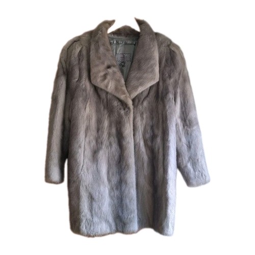 Genuine real grey mink - real,