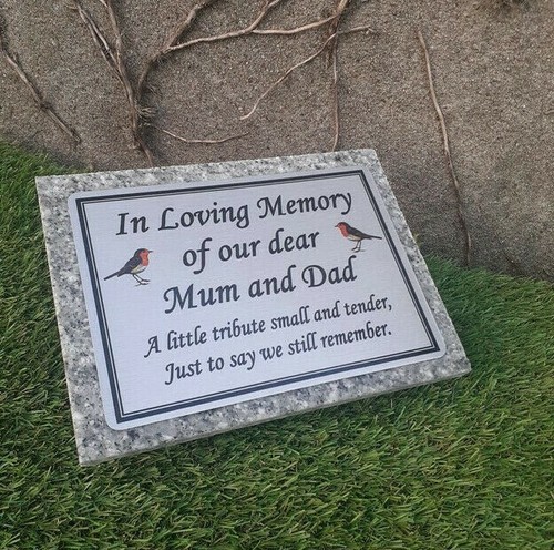 Personalised granite grave - personalised,