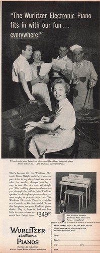 Wurlitzer piano vintage - wurlitzer,