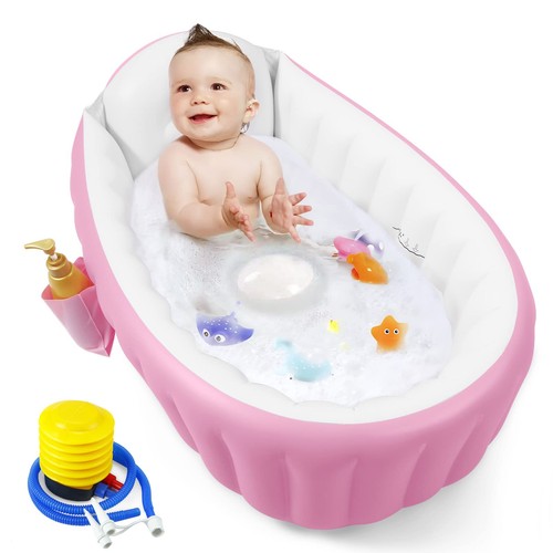 Pandaear inflatable baby bath - baby,