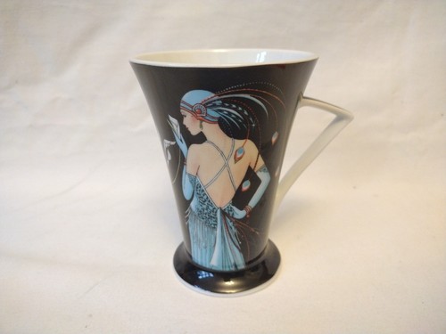 Art deco style ceramic mug - deco,