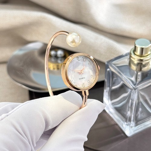 Vintage bracelet watch - vintage, rose