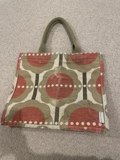 Orla Kiely Tesco Jute Shopping Bag Sunflower Flower