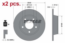 X2 PCS REAR BRAKE DISC ROTOS